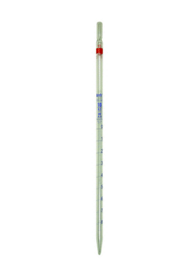 PIPETTE GRADUEE 0,5 ML 0 EN HAUT 1/100