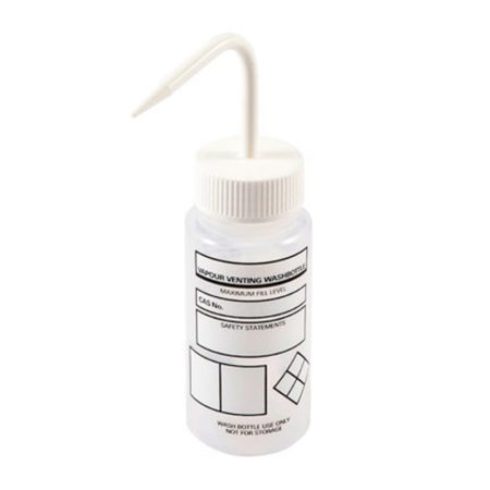 wash bottle vented plain blank write-on label diy