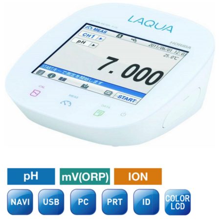 pH Meter Kit with ORP, ION and Temp – LAQUA F-72A-S
