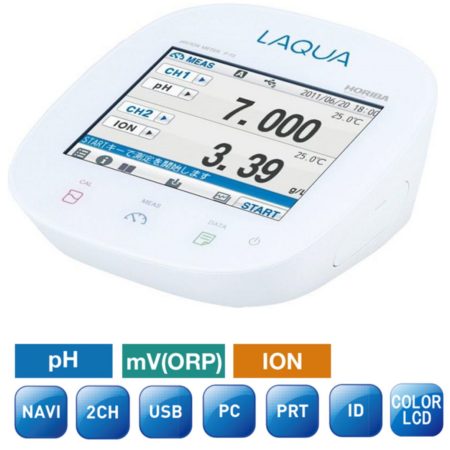 pH Meter Kit with ORP, ION and Temp – LAQUA F-73A-S