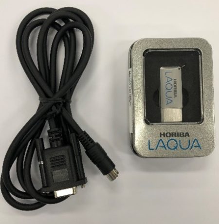 Serial cable RS-232 and software for LAQUA series bench/portable meters, older models
