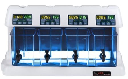 Platypus Jar Tester (Flocculator) with 4 x 2L Jars and Taps