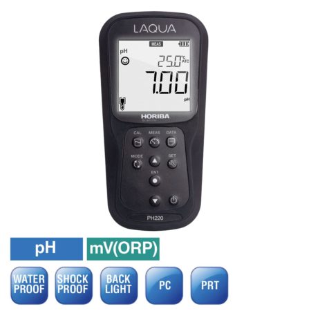 pH Meter Kit with ORP, Temp and Data Log – LAQUA PH220-K