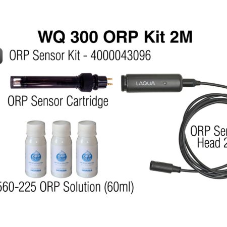 OR PElectrode for WQ 300 Series (includes electrode head, cartridge electrode and calibration solutions) 2 Meter Cable