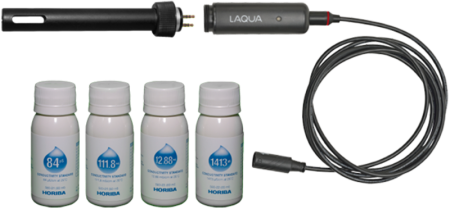 Conductivity (EC) Electrode for WQ 300 Series (includes electrode head, cartridge electrode and calibration solutions)