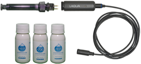 pH Electrode for WQ 300 Series (includes electrode head, cartridge electrode and calibration solutions)