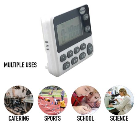 408046 - Digital Timer, Four-way, Countup/Countdown, Clock - Image 3