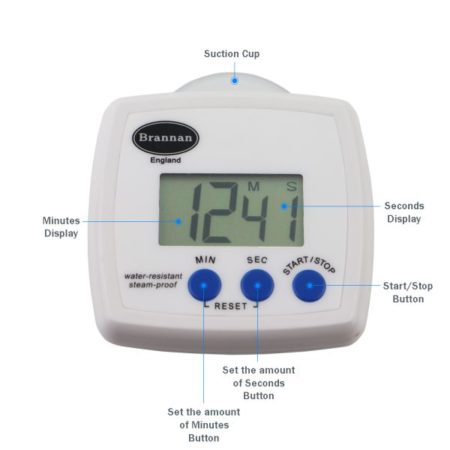 408048 - Digital Timer, Water Resistant, Steam proof, Countup/Countdown - Image 3