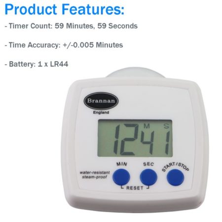 408048 - Digital Timer, Water Resistant, Steam proof, Countup/Countdown - Image 2