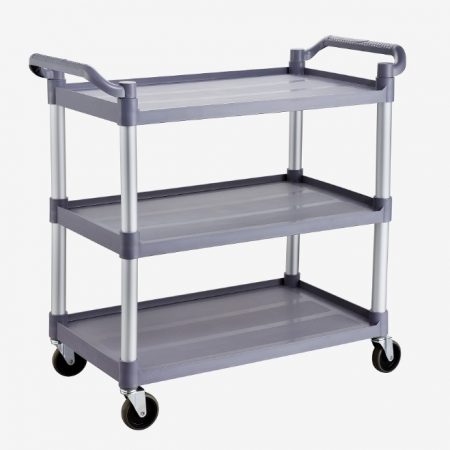 Trolley - 3 Shelf Aluminium Frame with Plastic Shelves - Model No GE5577-01