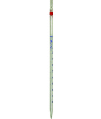 graduated glass pipette