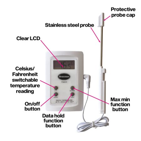5500010 - Digital Thermometer Temp Range -50+200°C - Image 6