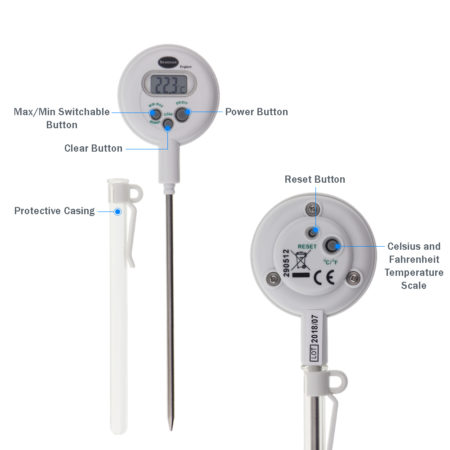 954849 - Digital Thermometer Temp Range -10+200°C - Image 3