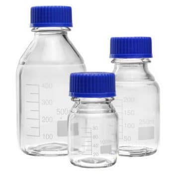 Reagent Bottles, Cap and Pouring Rings