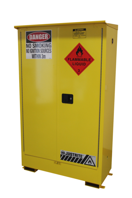 Flammable Storage Cabinet 250L Capacity Weatherproof - AU25452WP