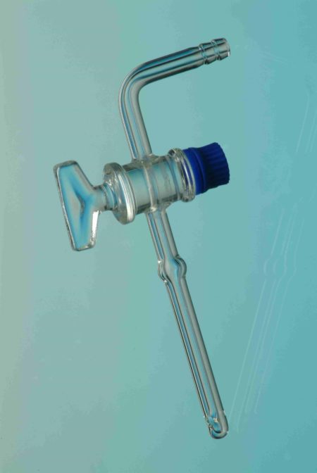 Desiccator stopcock - for desiccators with plastic knob