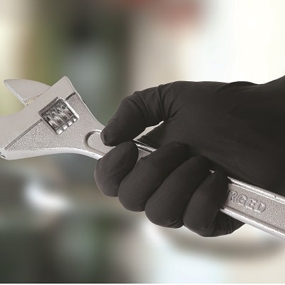 Premium Nitrile - Black Powder Free Gloves - Micro Textured