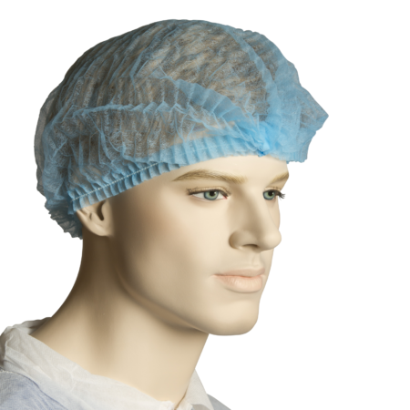 Polypropylene Crimped Beret - 21" - Blue (Carton of 1000)