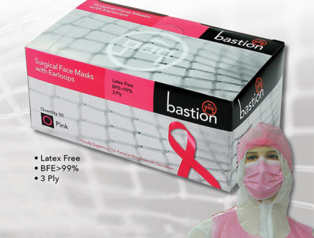 Surgical Face Masks - Type IIR - PINK with Earloops (Carton of 1000)