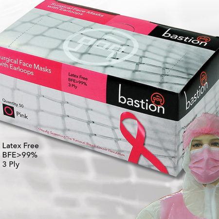Surgical Face Masks - Type IIR - PINK with Earloops (Carton of 1000)