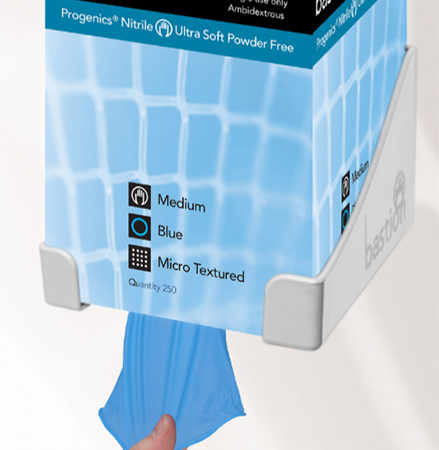 X SMALL - Nitrile Ultrasoft Gloves Blue Powder free Progenics (Carton of 2000)