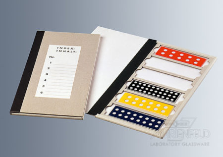 Preparation pasteboards for microscope slides 76 x 26 mm - 20 Place
