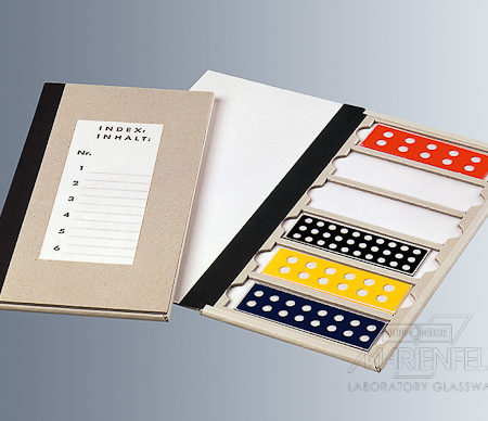 Preparation pasteboards for microscope slides 76 x 26 mm - 20 Place