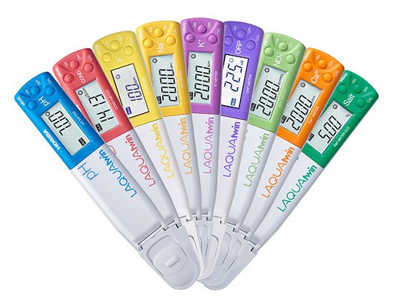 Laquqtwin range pocket meters fanned