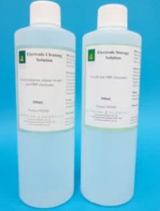 bottle with solution