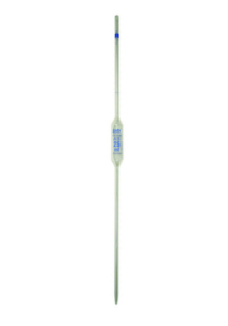 volumetric glass bulb type pipette
