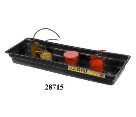 Polyethylene Spill Tray 45L Capacity - 1168 x 406 x 139mm (W x D x H) - 28715