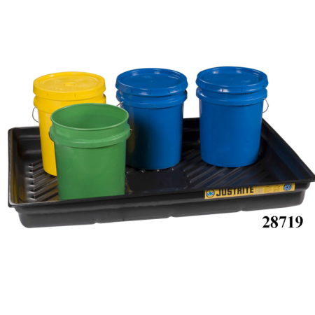 Polyethylene Spill Tray 109L Capacity - 1194 x 838 x 139mm (W x D x H) - 28719