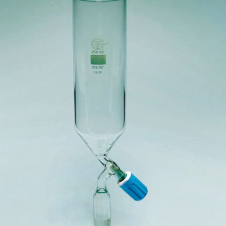 Dropping Funnel - Open Top Stem with Cone, GP Rotaflo stopcock