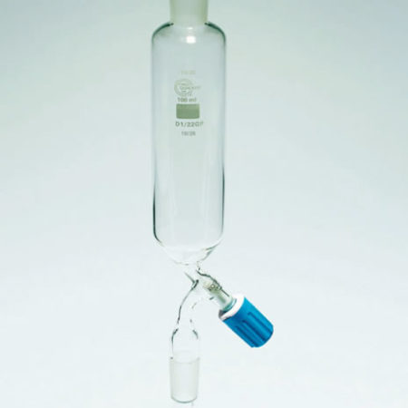 Dropping Funnel – Cylindrical, Stem in Line with Cone, GP Rotaflo Stopcock (D1/62GP)