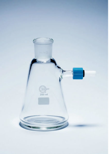 Büchner Filter Flasks with Screwthread Side-Arm Connector - Nom. Capacity 100ml (FB100/3/SC)