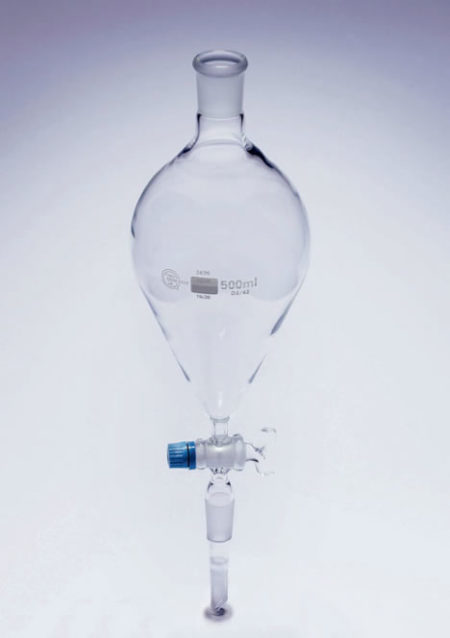 Separating Funnel - Pear Shape, Glass Stopcock (D2/22)
