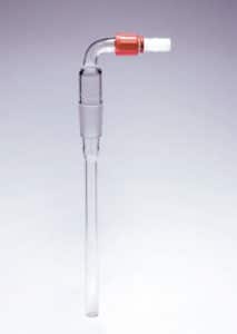 Tubes - Air/steam Inlet Bent with cone and Screwthread Safety Connector.