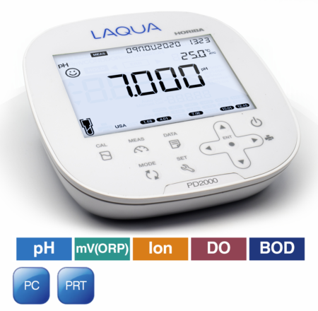 Dissolved Oxygen Meter Kit with pH, ORP, ION and Temp – LAQUA PD2000-S
