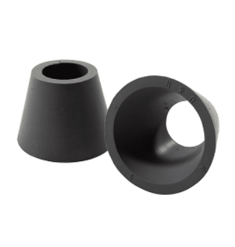 Rubber crucible cone (Guko) 33x24mm ID