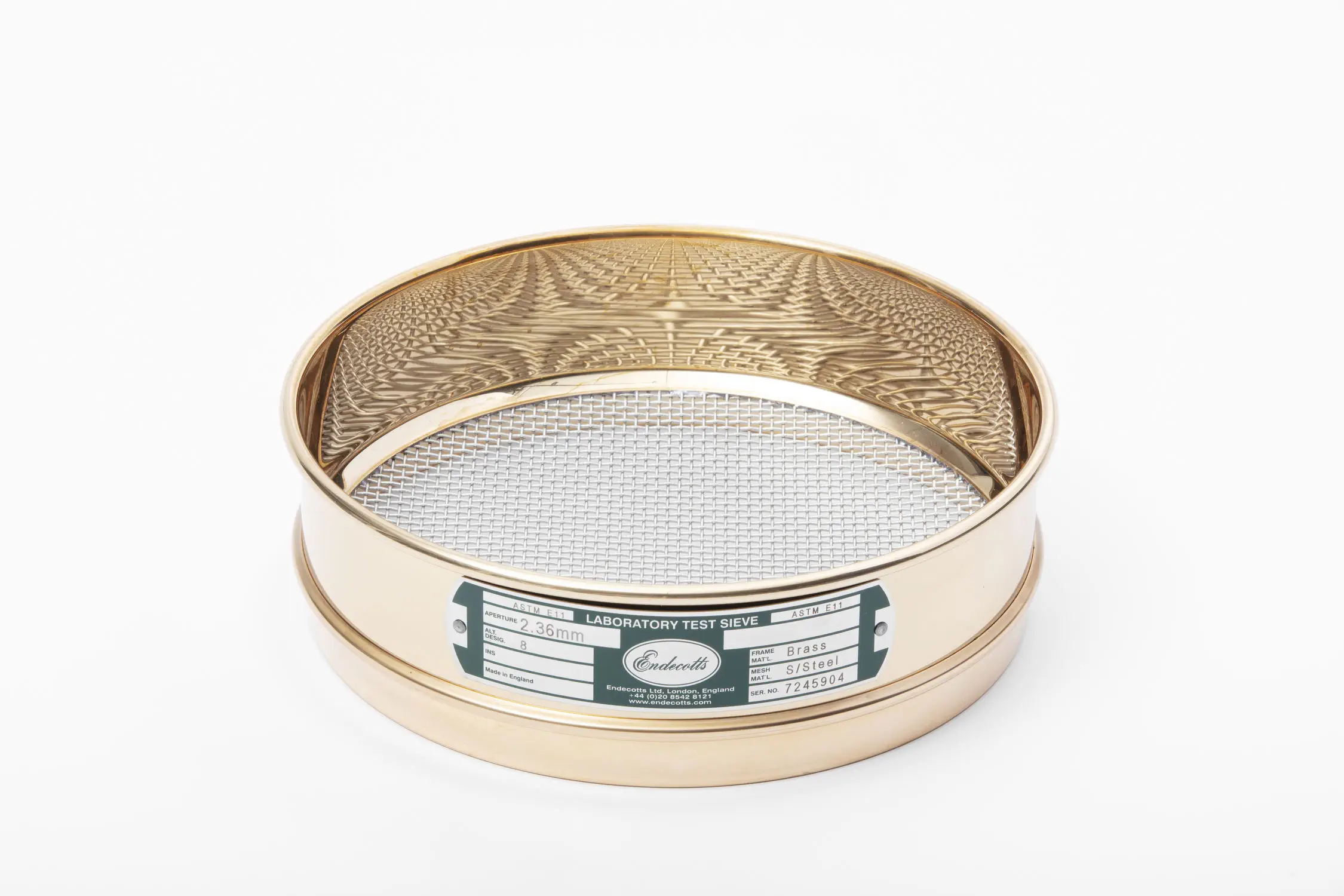200mm test sieve brass
