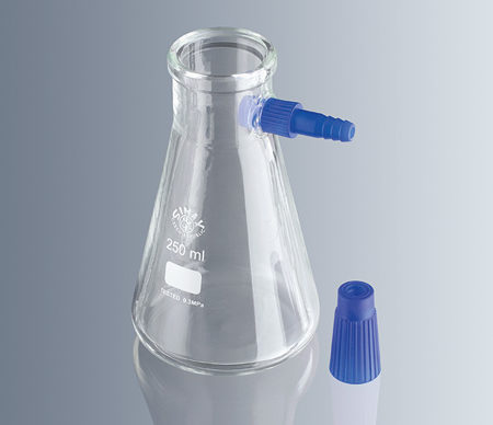 Filter Flask 100ml with Polypropylene Connector - Neck ID Approx. 25mm