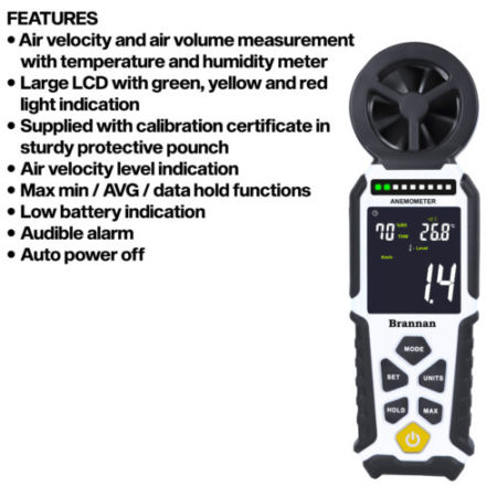 Anemometer with Temperature and Humidity - Image 5