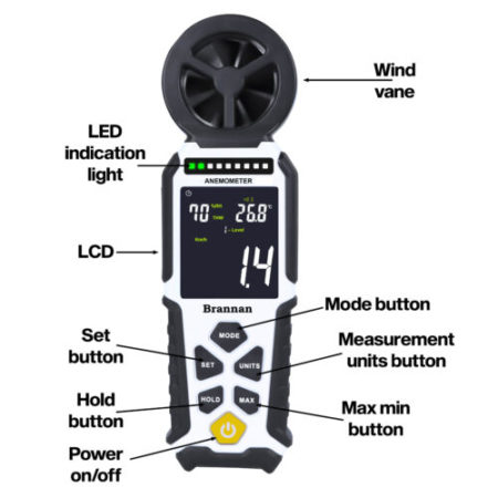 Anemometer with Temperature and Humidity - Image 6