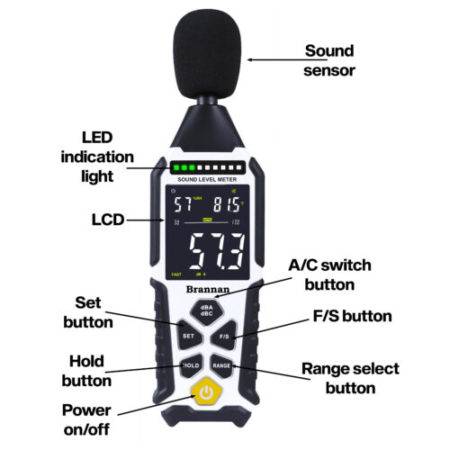 Sound Level Meter with Temperature & Humidity - Image 4