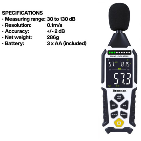 Sound Level Meter with Temperature & Humidity - Image 2