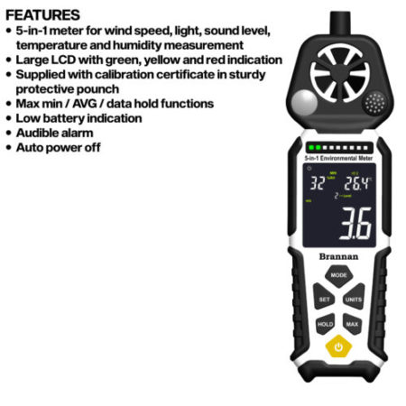 5-in-1 Environmental Meter - Image 3
