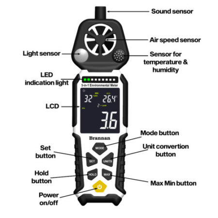 5-in-1 Environmental Meter - Image 4