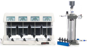 2L capacity DAF Saturator, distribution Manifold, 4 x 2L DAF Jars and hoseware Assembly Part No. 4GSAT