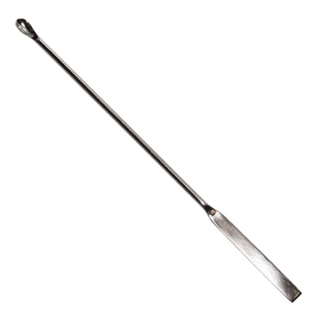 Spatula Micro with Spoon 100mm Stainless Steel