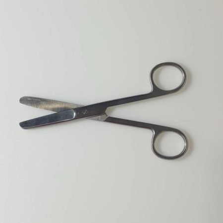 Scissors Straight Blunt/Blunt 13cm Stainless Steel